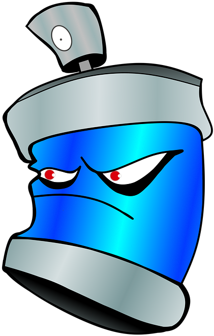 Sprühdose Blue, Graffiti, Color, Paint, Street, Graphic - Graffiti (904x1280)