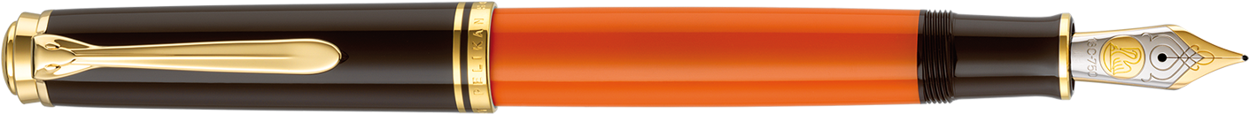 Se Souverän M800 Burnt Orange Fountain Pen Ef - Pelikan Souveran M800 Fountain Pen Burnt Orange Extra-fine (1500x1500)