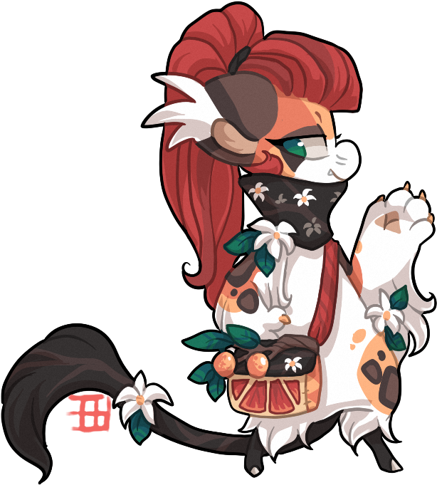 #486 Blessed Floral Bagbean W/m - Blood Orange (645x722)