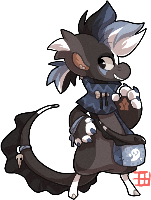 #407 Blessed Bagbean W/m - Cartoon (616x713)