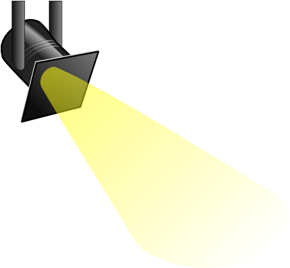 Free Clip Art Spotlight Spotlight Clip Art Free Clipart - Spotlight Clipart Png (600x404)