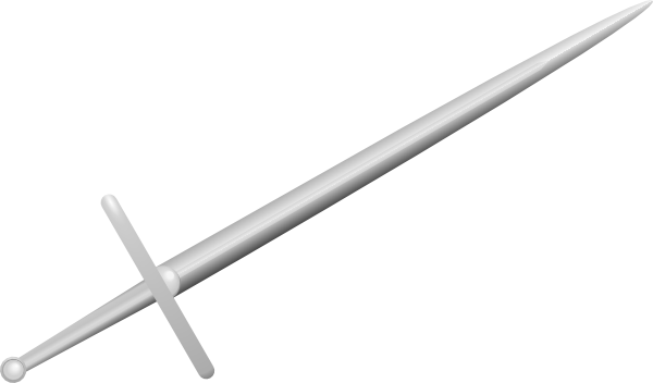 Sword - Clipart - Sword Clip Art (600x352)