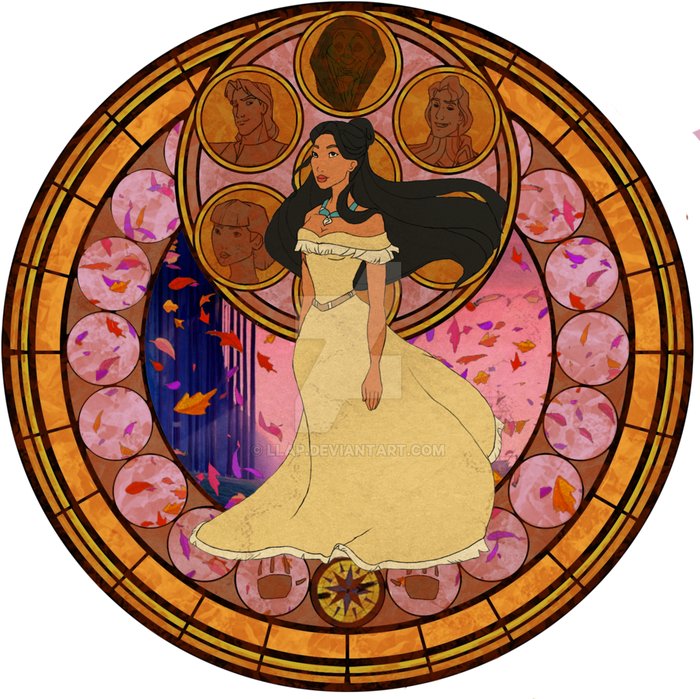 Pocahontas By Llap - Pocahontas Stained Glass (1024x1024)