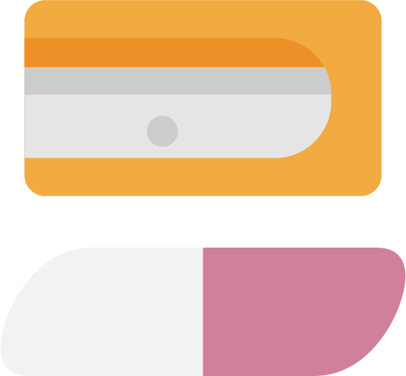 Natural Rubber Material Euclidean Vector Eraser Clip - Vector Graphics (569x527)