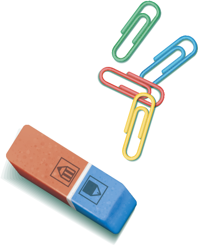 Paper Clip Eraser - Paper Clip Eraser (596x596)
