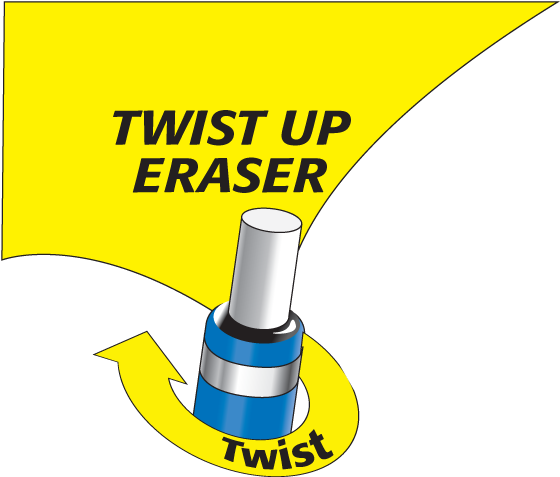 Twist-up Eraser - Twistable Eraser Mechanical Pencil (600x600)