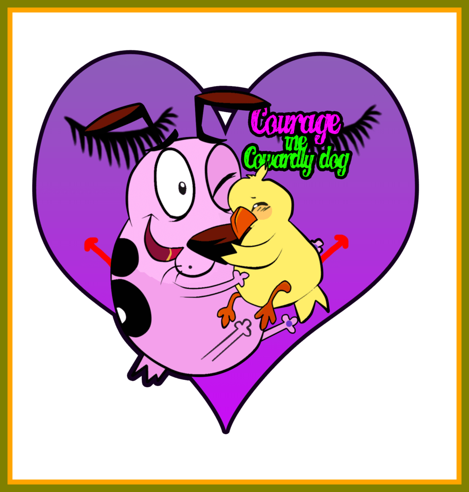 Appealing Love Courage By Muffin Mixer On Picture For - Dog (950x995)