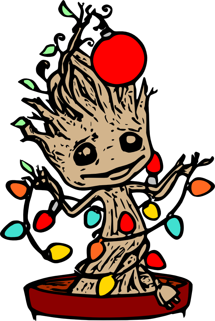 Movies, Personal Use, Christmas Groot, - Groot (696x1040)