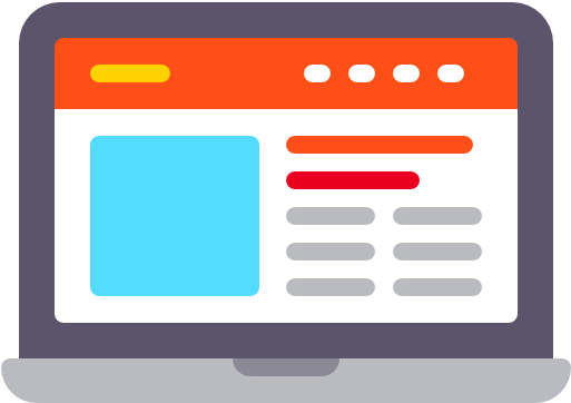 Donate Online - Laptop Vector Icon Png (512x512)