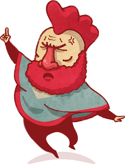 Lisa Game Rooster (406x530)