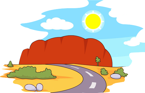 Uluru To Kings Canyon - Clip Art (494x318)