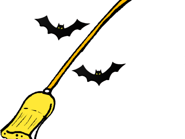 Halloween Broomstick Cliparts - Halloween Corgi Round Ornament (640x480)