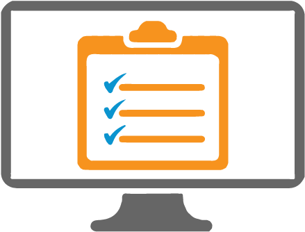 The Exam Is Three Hours Long And Composed Of A Number - Computer Based Test Icon (500x388)