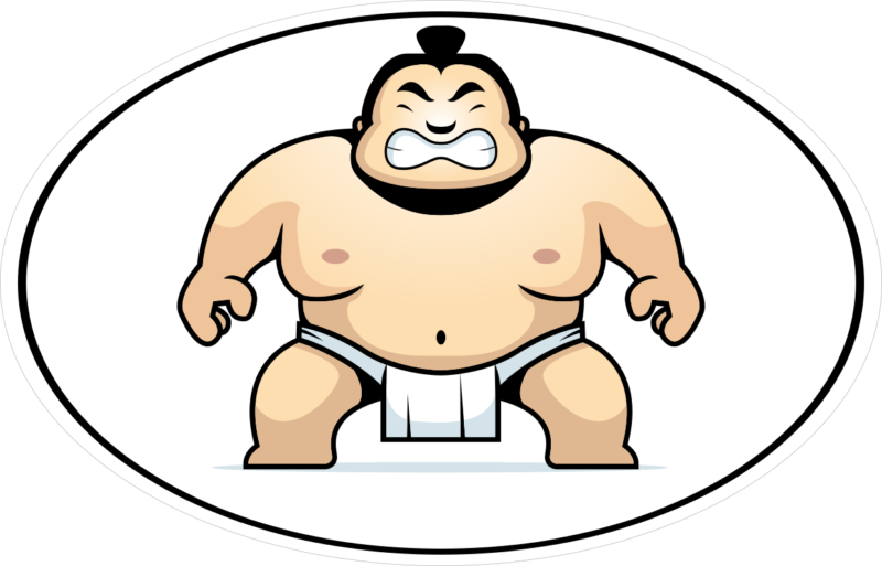 Oval - Sumo Cartoon (800x513)