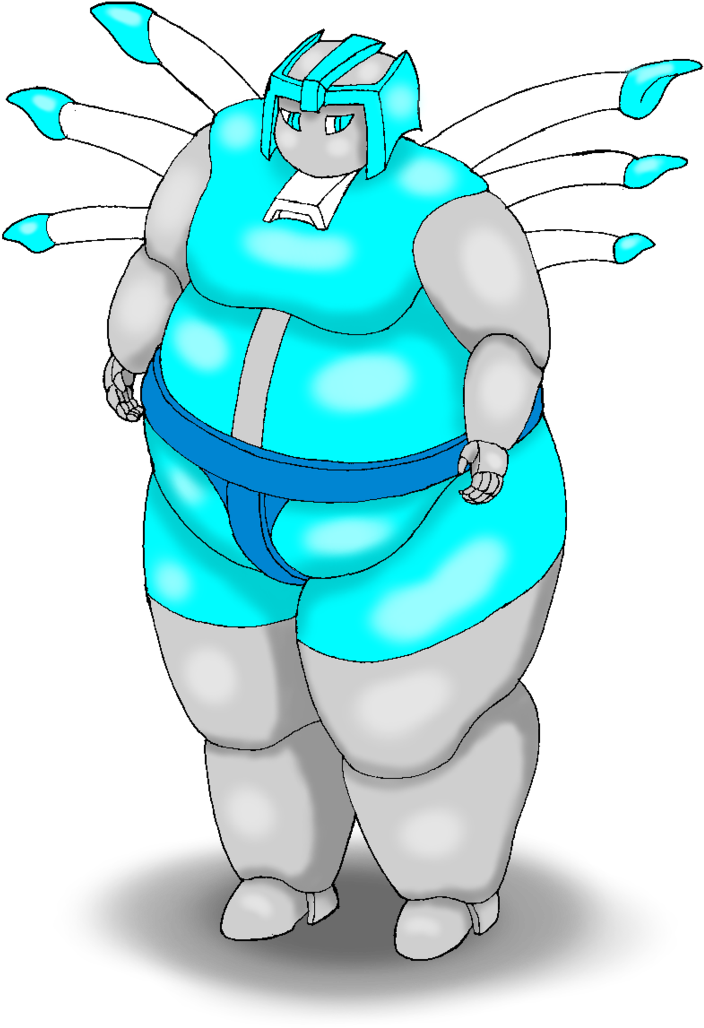Sumo Angel By Samuraiknight - Cartoon (762x1048)