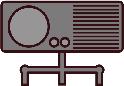 Data Center Icon - Vector Graphics (550x550)