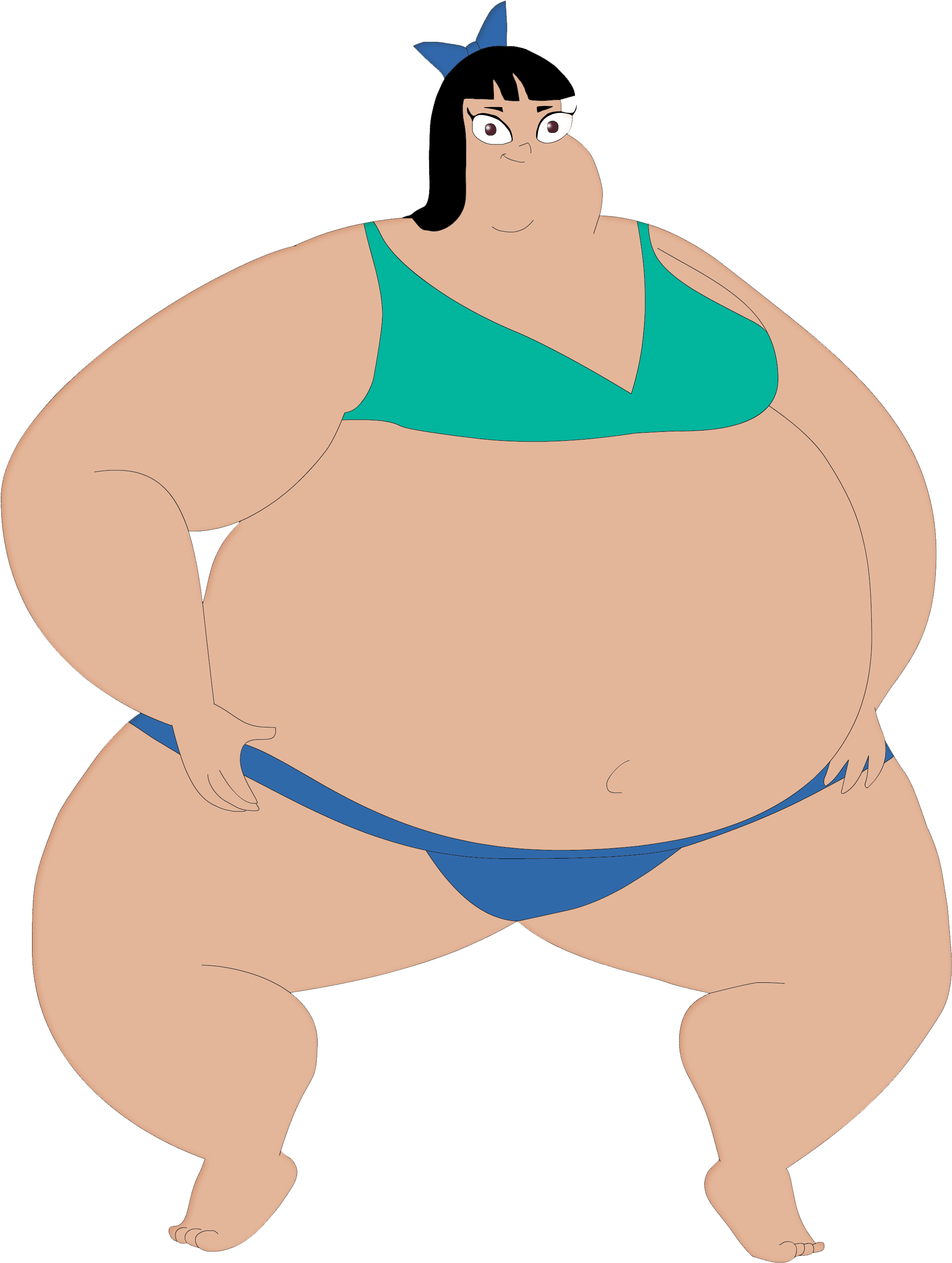 Artist Srf 27 5 Sumo Stacy By Artist Srf - Stacy From Phineas And Ferb (2750x3054)