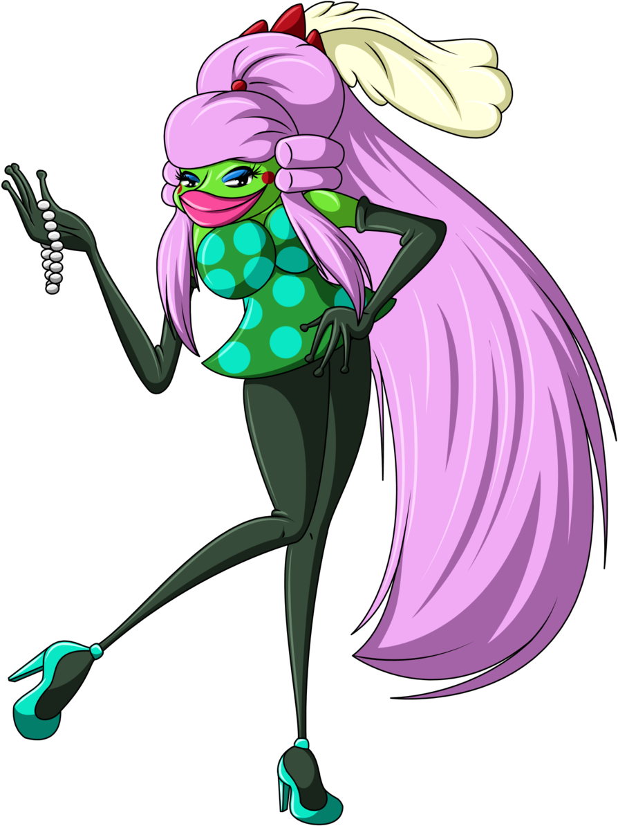Mama Toad By Glitzychan Mama Toad By Glitzychan - Mama Frog From Thumbelina (900x1200)