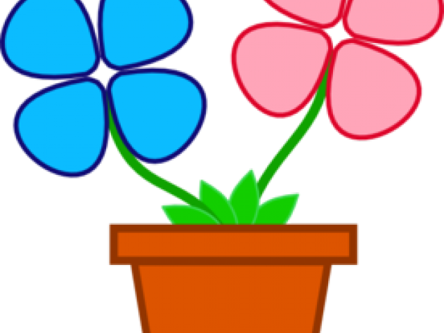 Flower Pot Clipart - Clip Art Flowers (640x480)