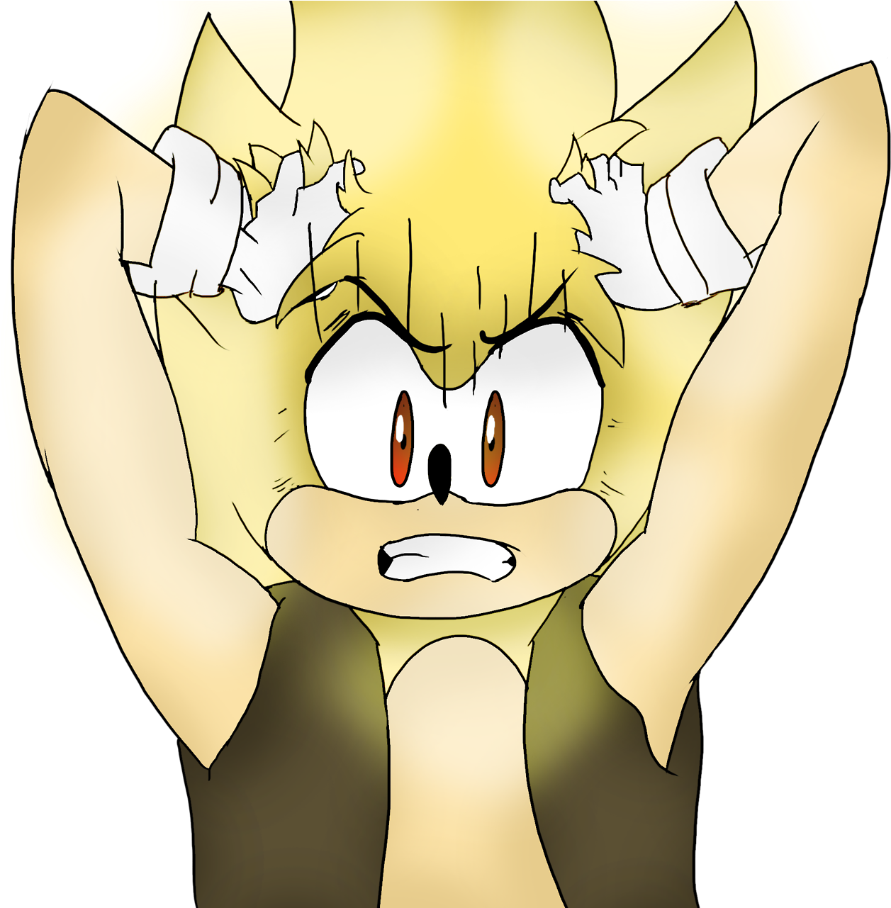 Super Sonic Sonic The Hedgehog Sonamy Thumbelina Zsonicxcouplez - Sonic The Hedgehog (1280x1280)