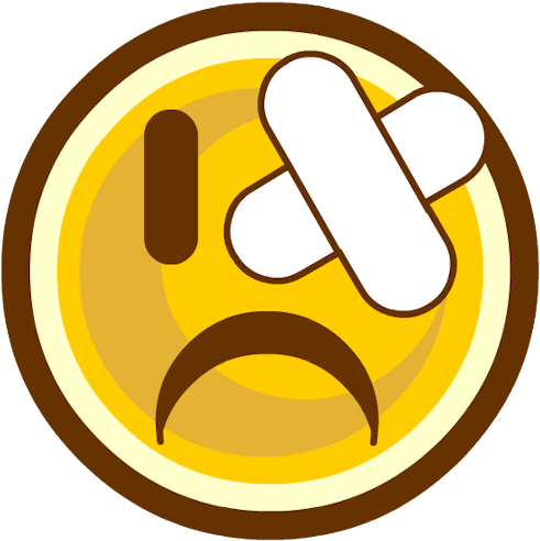 Situated On The Top Row And Center Of The Panel - Dofus Smiley (500x500)