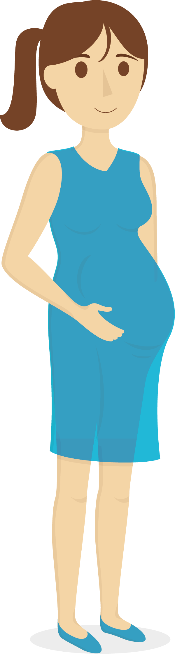 Pregnancy U5b55u5987 Thumb Clip Art - Vector Graphics (600x2237)