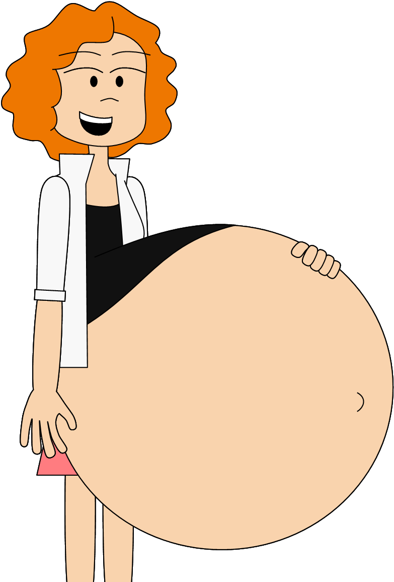 Pregnant Melissa By Angry Signs Pregnant Melissa By - Cartoon (783x1155)