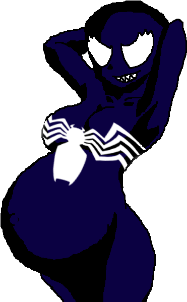 Pregnant She-venom By Preggofanatic - Pregnant Venom Deviantart (471x623)
