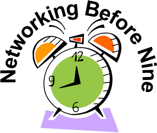 2018 Networking Before Nine - Alarm Clock (500x438)