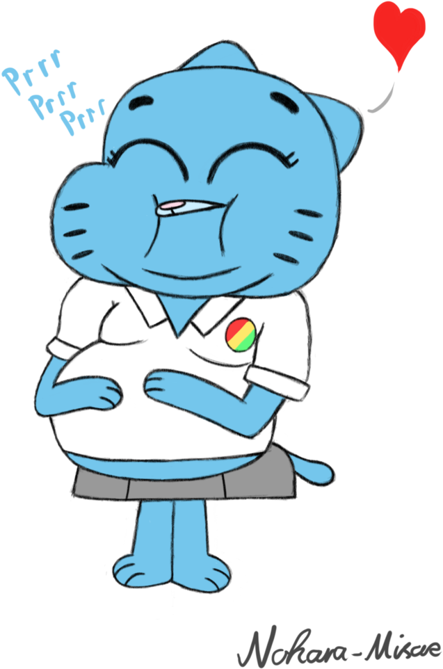 Nicole Watterson As A Chubby Pregnant By Nohara-misae - Pregnant Nicole Watterson (707x1131)