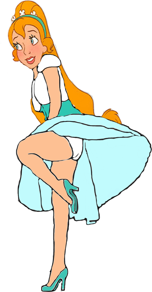 Thumbelina Doing A Marilyn Monroe Pose By Darthranner83 - Sexy Thumbelina (782x990)
