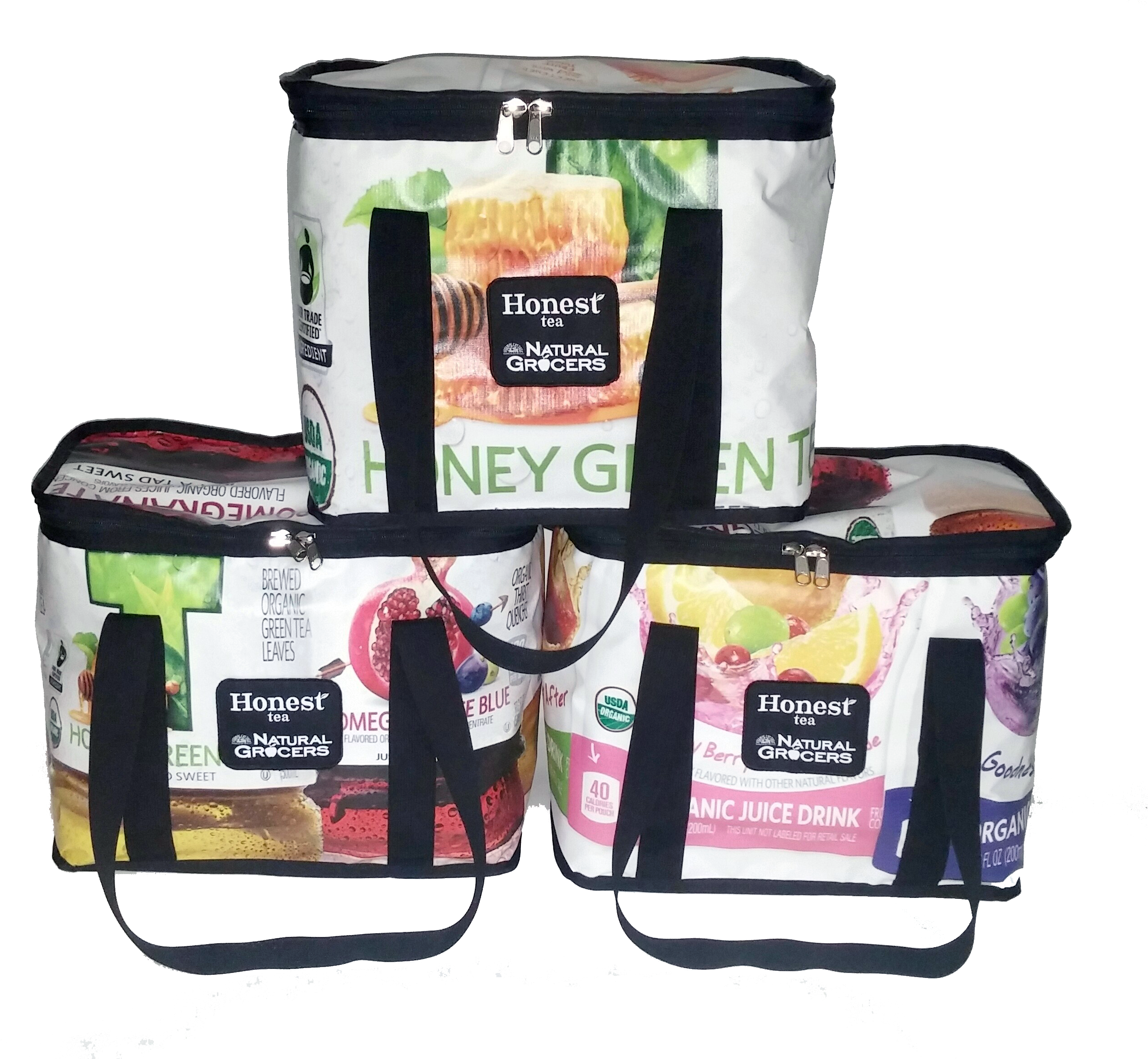 Natural Grocers And Honest Tea Cooler - Diaper Bag (2678x2340)