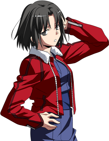 114 Kb Png - Shiki Ryougi Melty Blood (512x512)