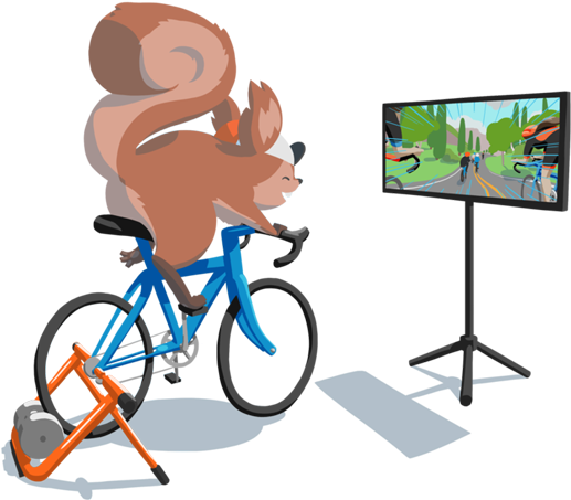Zwift - Indoor Cycling - Outdone - - Zwift Cartoon (768x452)