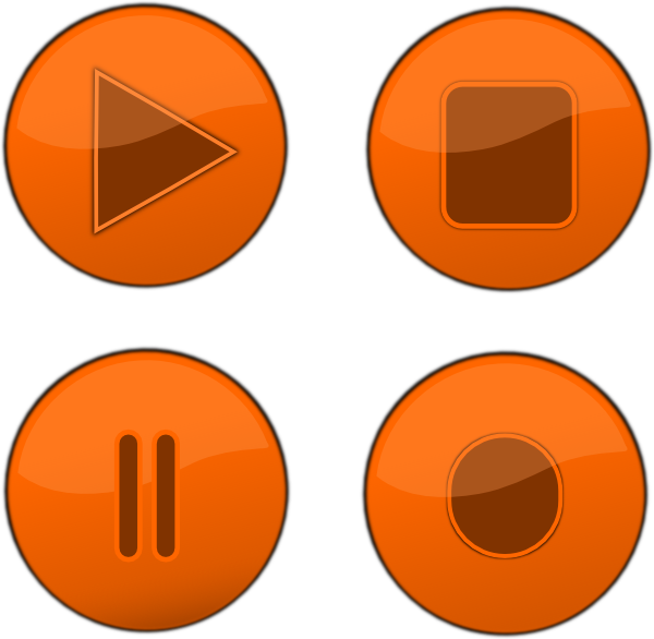 Play Pause Stop Button Png (1280x1250)