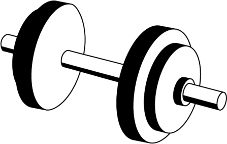 Clip Art Weights (873x284)