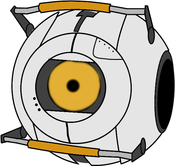 Curiosity Core Portal 2 By Thesmithsart - Portal 2 Curiosity Core (613x572)
