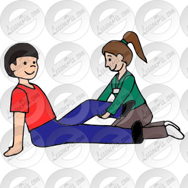 Physical Therapy Picture For Classroom / Therapy Use - Physical Therapist Cartoon Style (380x380)