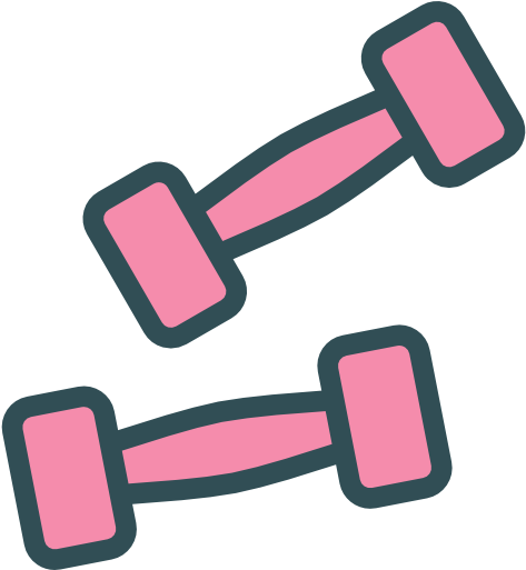 Dumbbell Free Icon - Dumbbell (512x512)