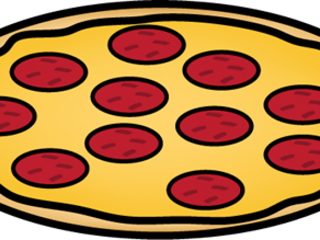 Whole Pizza Clipart - Circle (640x480)
