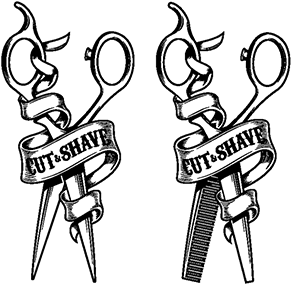Hairdressing Scissors Isolated On White Background - Barber Illustration (360x360)