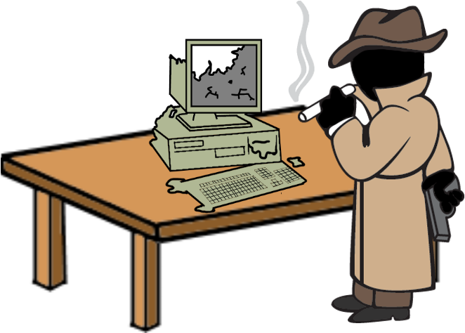 Mysterious Stranger Pipboy , - Cartoon (740x591)