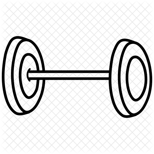 Barbell Icon - Barbell (512x512)