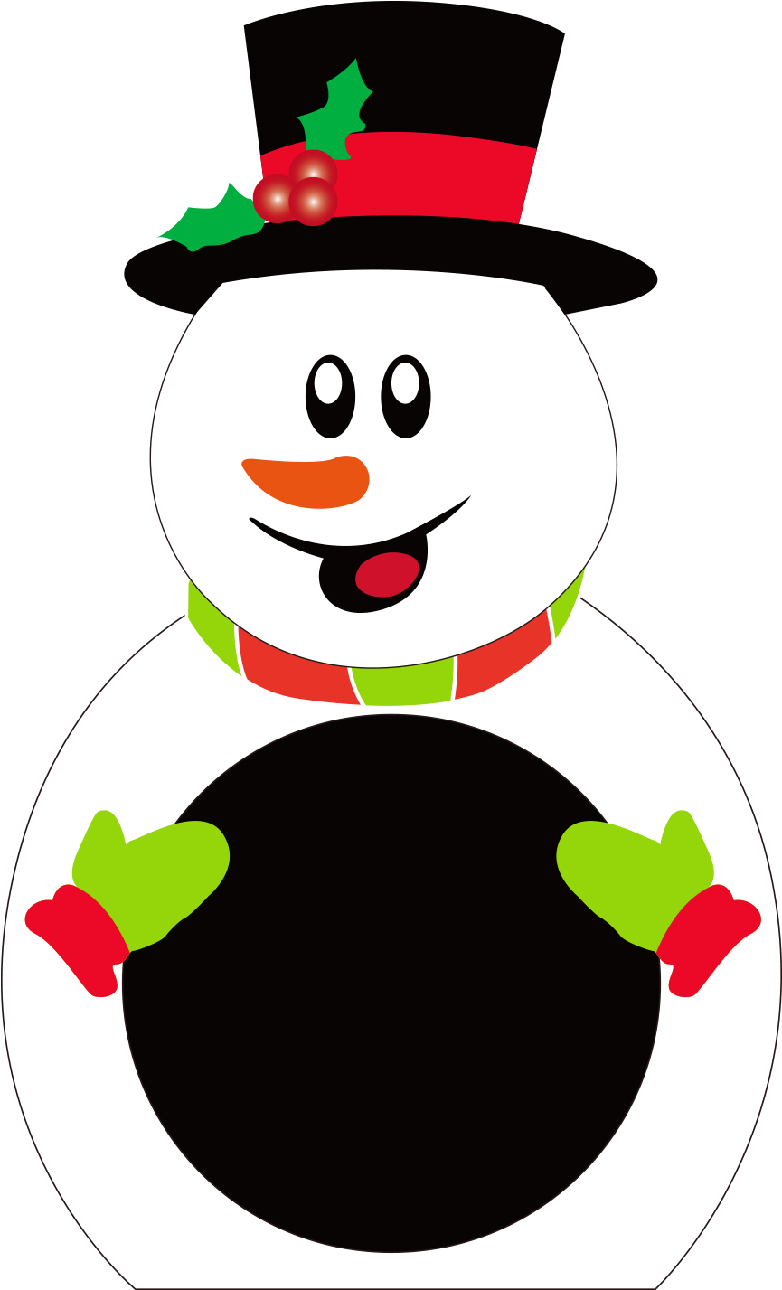 Christmas Snowman Clip Art - Christmas Snowman Clip Art (1078x1600)