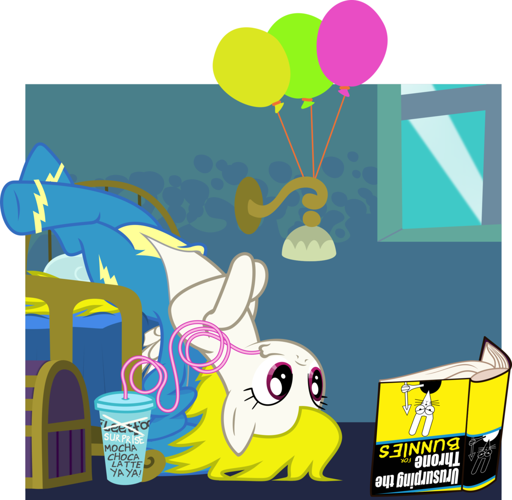Phucknuckl, Background Pony, Balloon, Book, Clothes, - Cartoon (1047x1024)