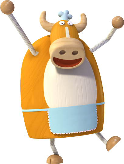 Animais Da Fazenda E Etc - Tickety Toc Madame Au Lait (408x541)