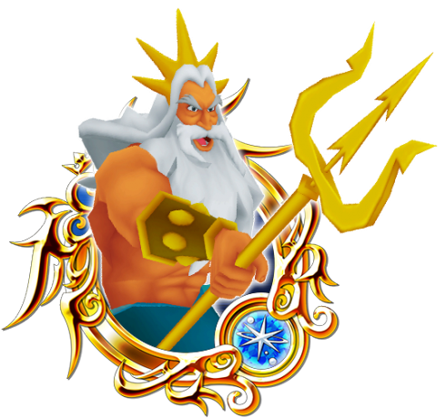 King Triton - Kingdom Hearts Key Art 12 (526x480)