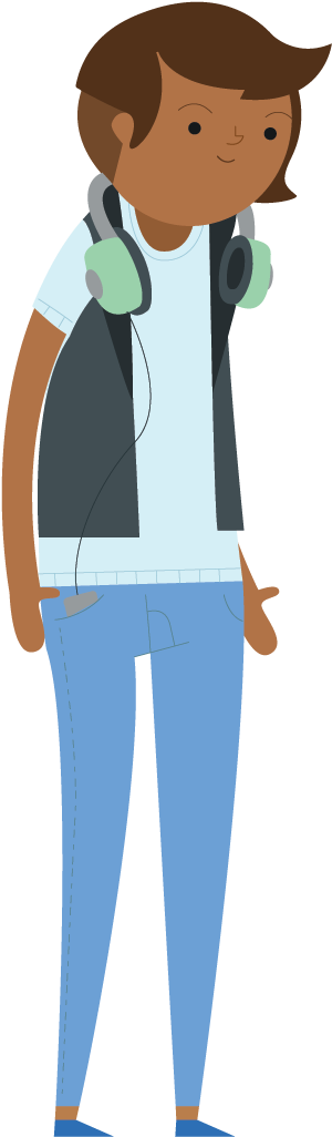 Illustration Of Teenager - Birmingham (800x1132)