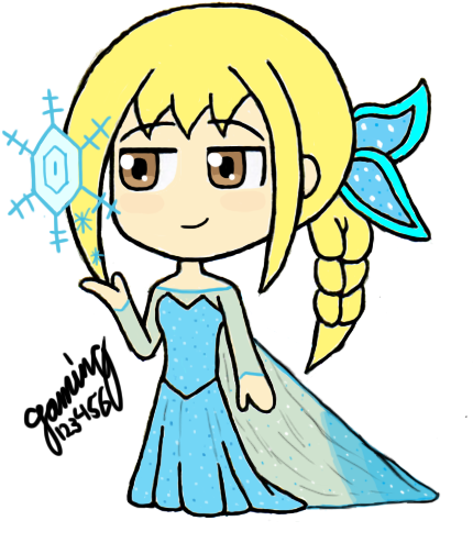 Dynasty Warriors X Frozen - Cartoon (449x569)