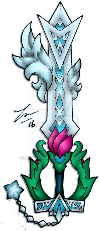 Frozen Fear By Exusiasword - Kingdom Hearts (400x801)